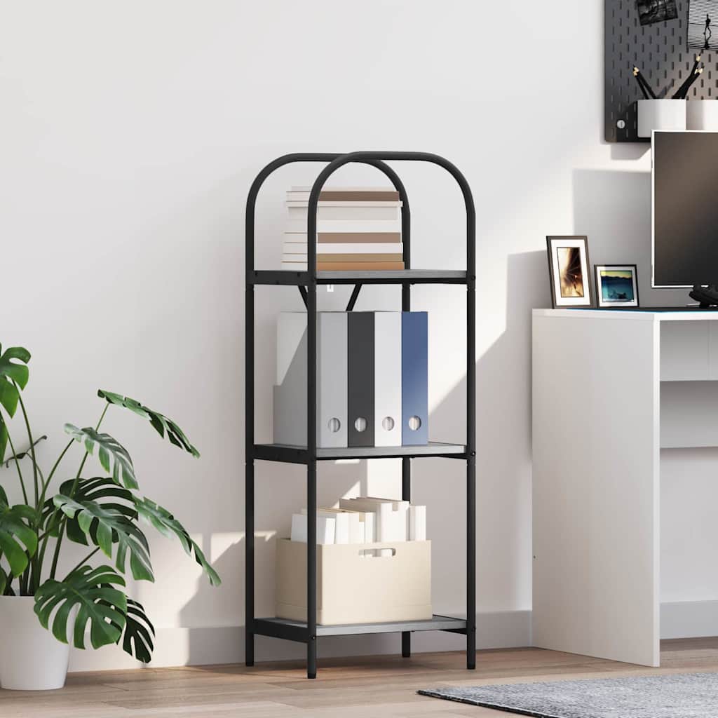 Boekenkast Grijs Sonoma 40 x 30 x 109 cm Bewerkt hout is nu te koop bij PeponiXL, paradijselijk wonen!