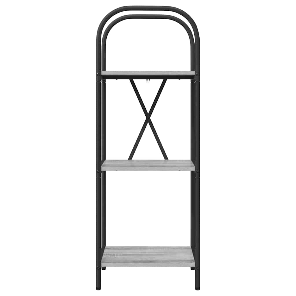 Boekenkast Grijs Sonoma 40 x 30 x 109 cm Bewerkt hout is nu te koop bij PeponiXL, paradijselijk wonen!