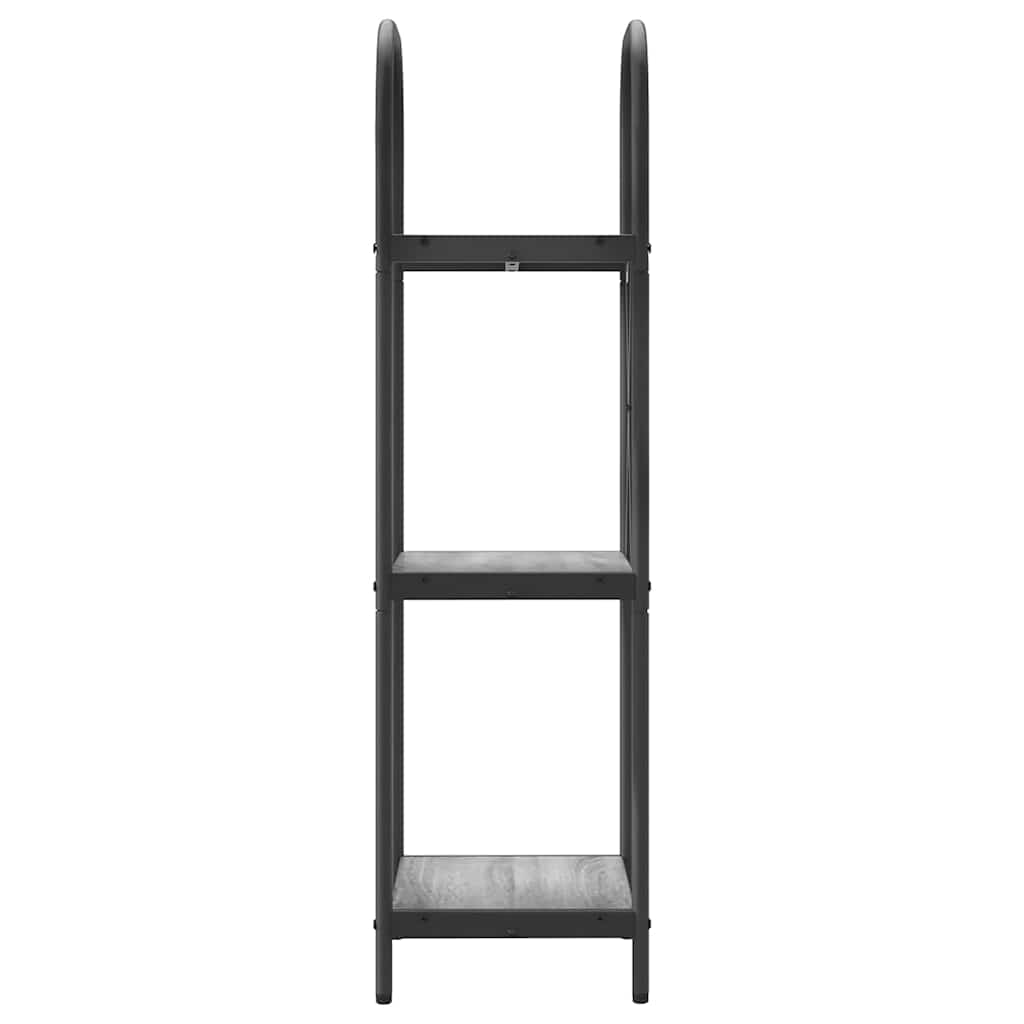 Boekenkast Grijs Sonoma 40 x 30 x 109 cm Bewerkt hout is nu te koop bij PeponiXL, paradijselijk wonen!