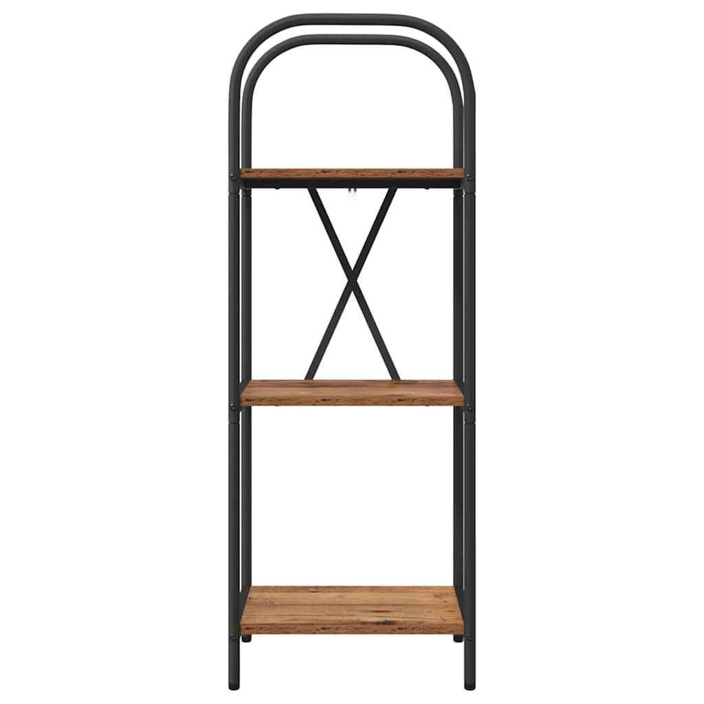 Boekenkast Oudhout 40 x 30 x 109 cm Bewerkt hout is nu te koop bij PeponiXL, paradijselijk wonen!