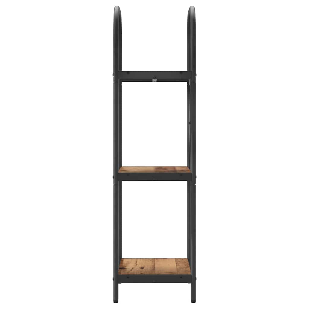 Boekenkast Oudhout 40 x 30 x 109 cm Bewerkt hout is nu te koop bij PeponiXL, paradijselijk wonen!