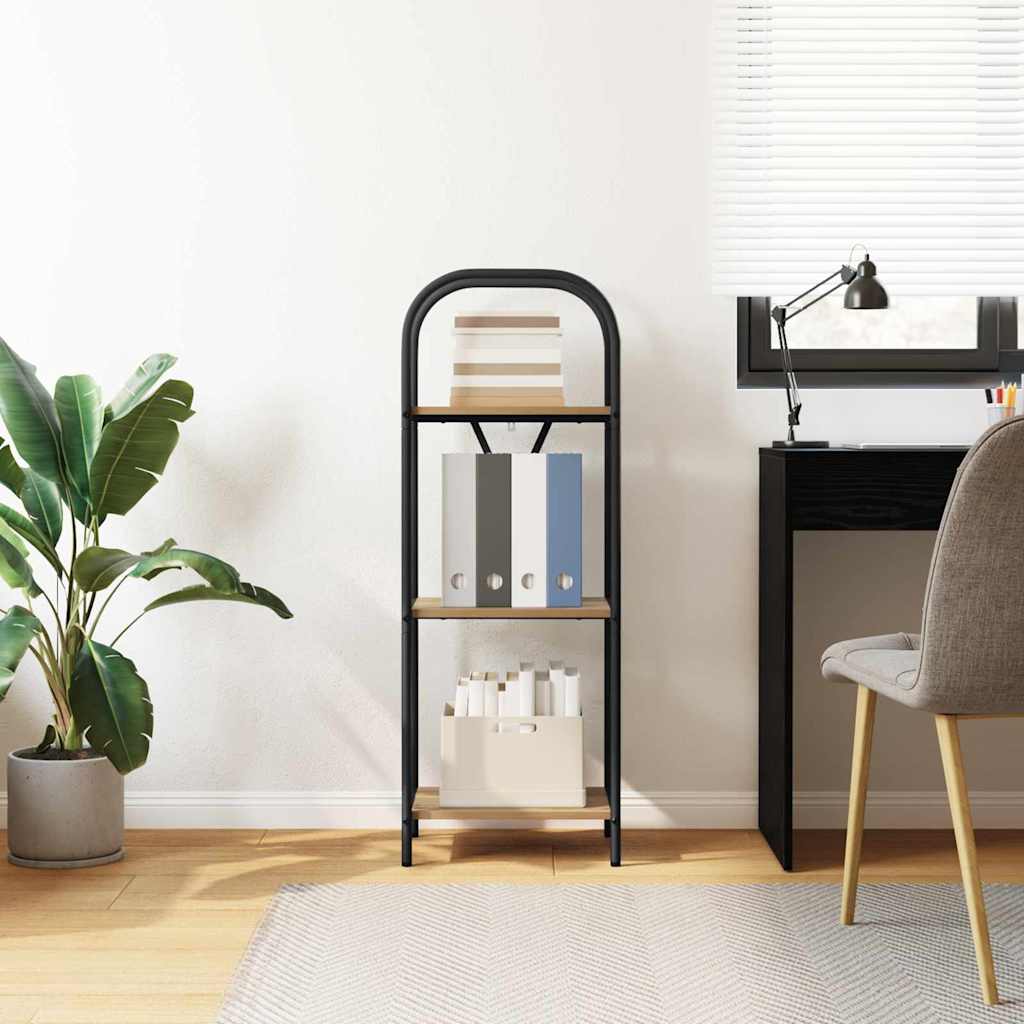 Boekenkast Artisan Eiken 40 x 30 x 109 cm Bewerkt hout is nu te koop bij PeponiXL, paradijselijk wonen!