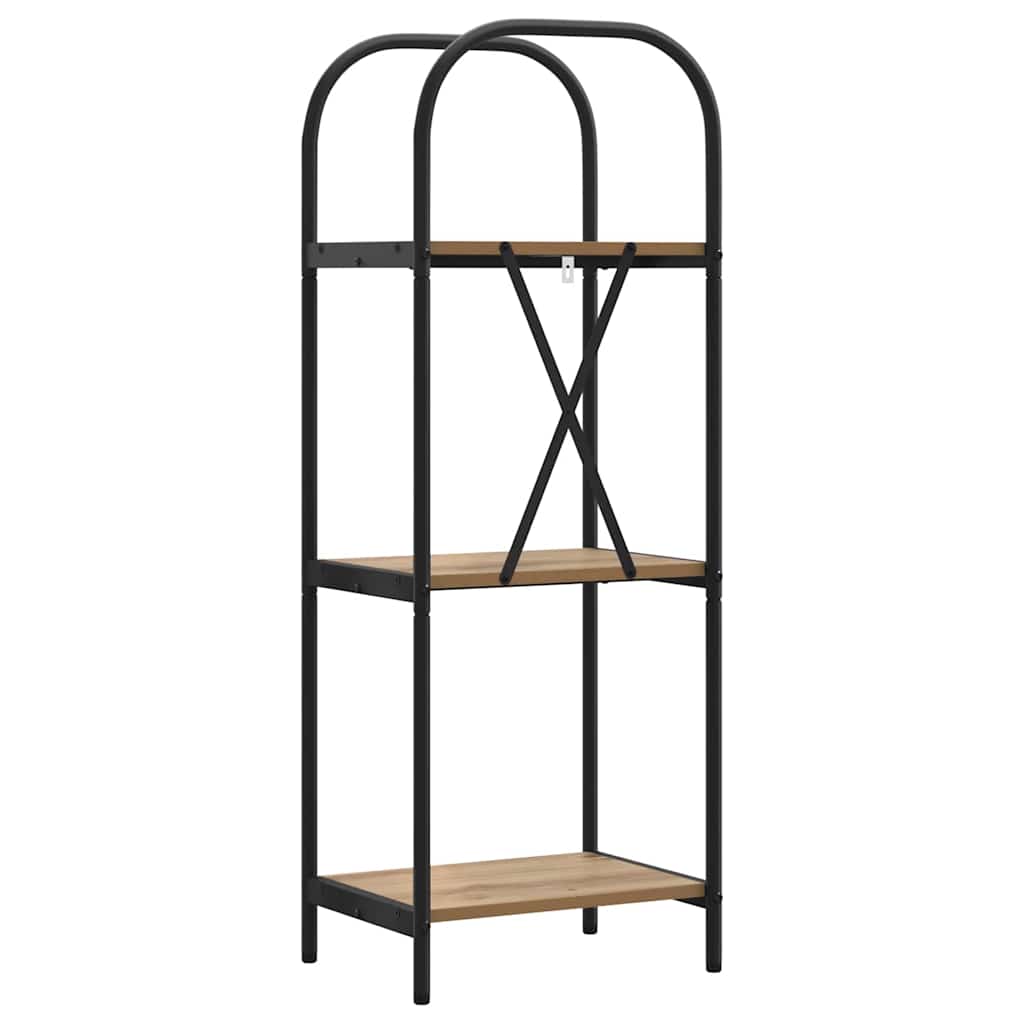 Boekenkast Artisan Eiken 40 x 30 x 109 cm Bewerkt hout is nu te koop bij PeponiXL, paradijselijk wonen!