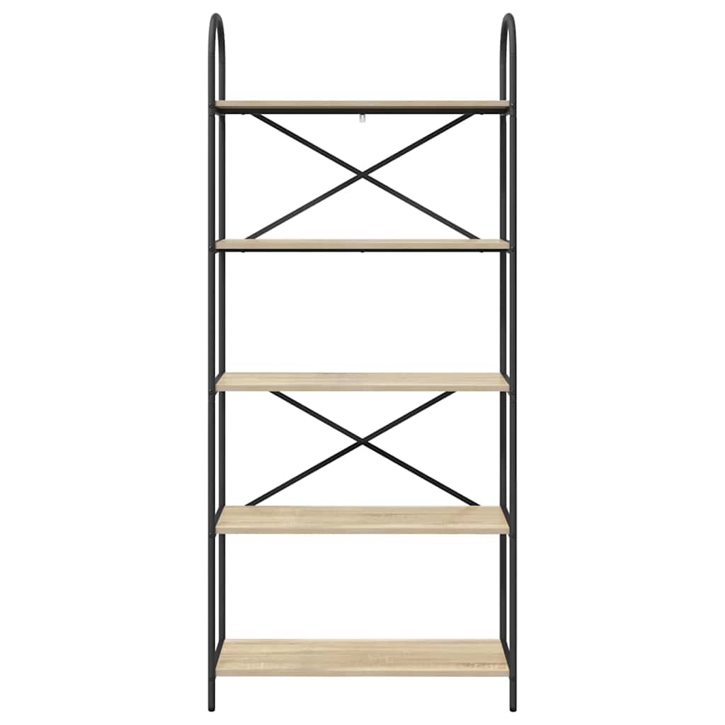 Boekenkast Sonoma Eiken 80 x 30 x 183 cm Bewerkt hout is nu te koop bij PeponiXL, paradijselijk wonen!