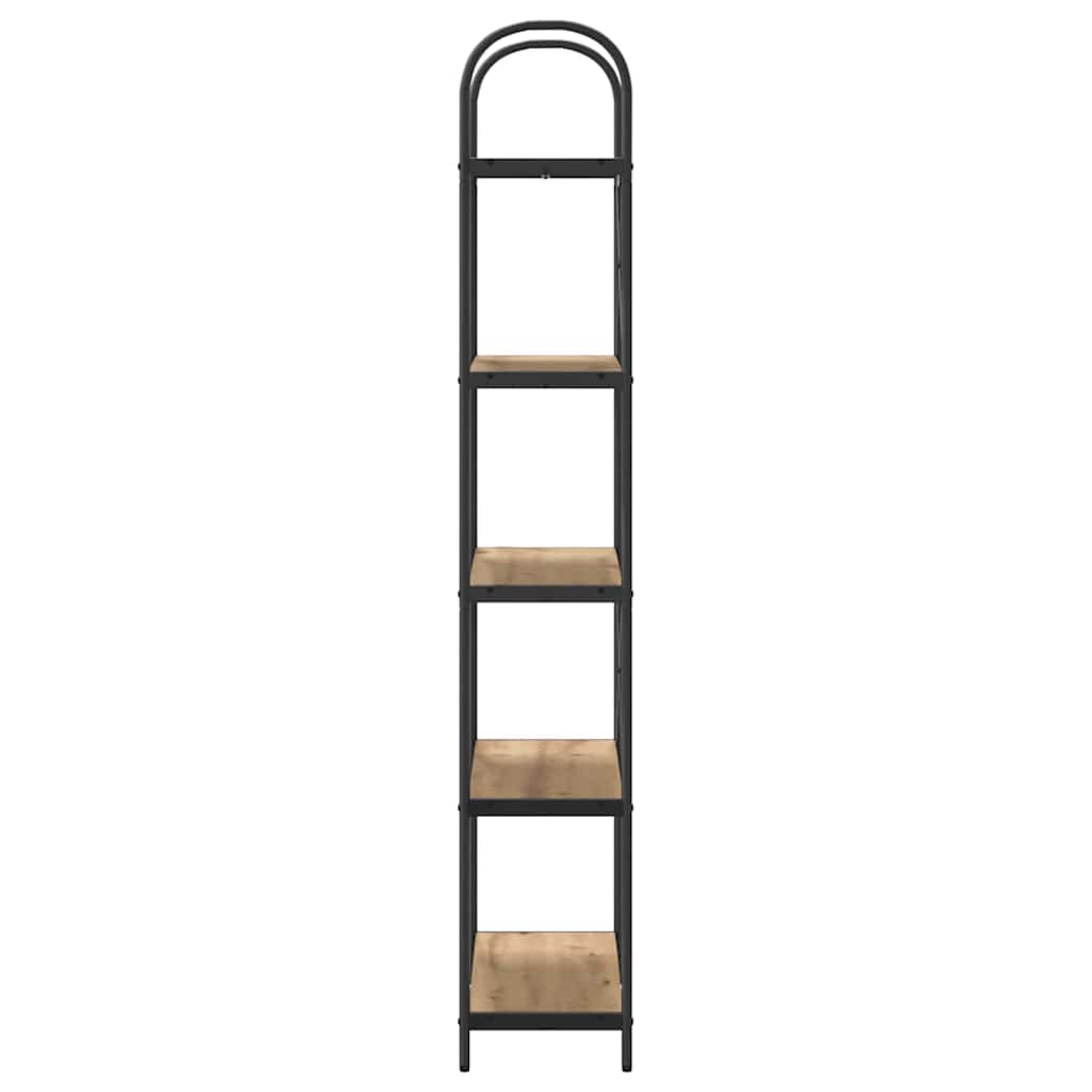 Boekenkast Artisan Eiken 80 x 30 x 183 cm Bewerkt hout is nu te koop bij PeponiXL, paradijselijk wonen!