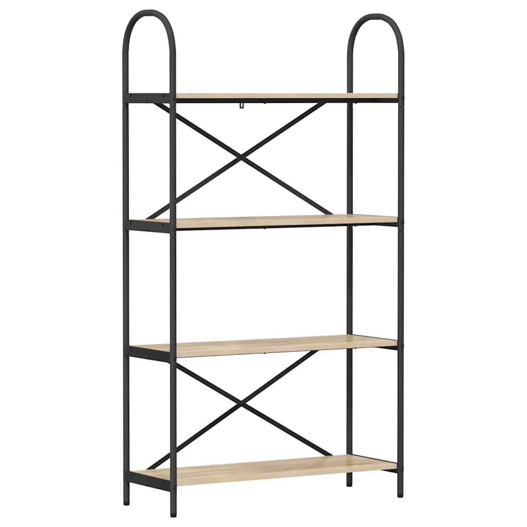 Boekenkast Sonoma Eiken 80 x 30 x 146 cm Bewerkt hout is nu te koop bij PeponiXL, paradijselijk wonen!