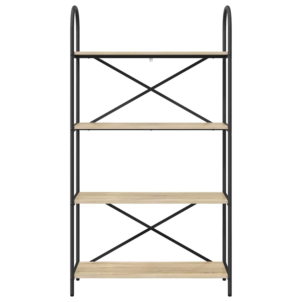 Boekenkast Sonoma Eiken 80 x 30 x 146 cm Bewerkt hout is nu te koop bij PeponiXL, paradijselijk wonen!