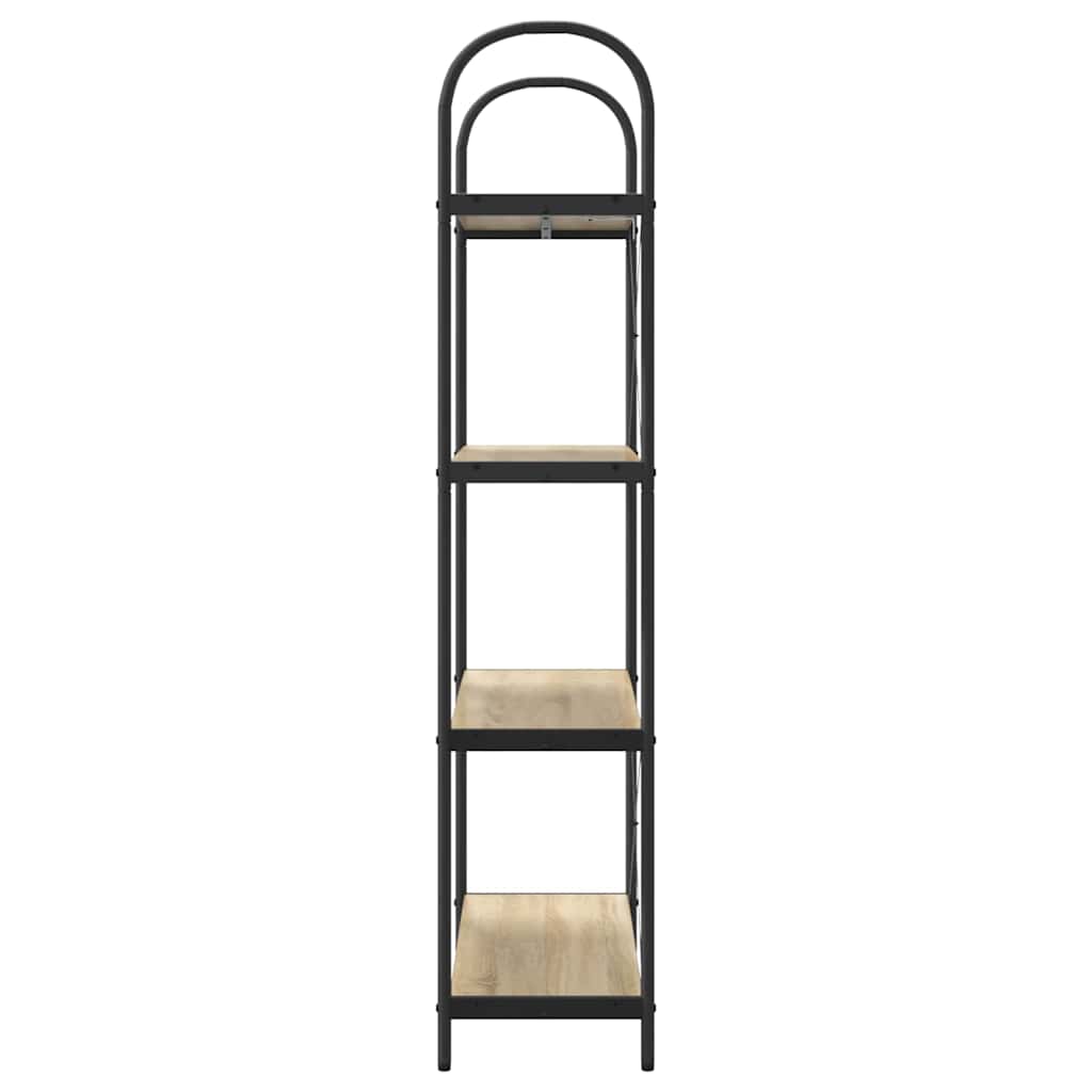 Boekenkast Sonoma Eiken 80 x 30 x 146 cm Bewerkt hout is nu te koop bij PeponiXL, paradijselijk wonen!