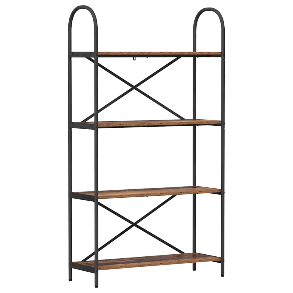 Boekenkast Oudhout 80 x 30 x 146 cm Bewerkt hout is nu te koop bij PeponiXL, paradijselijk wonen!