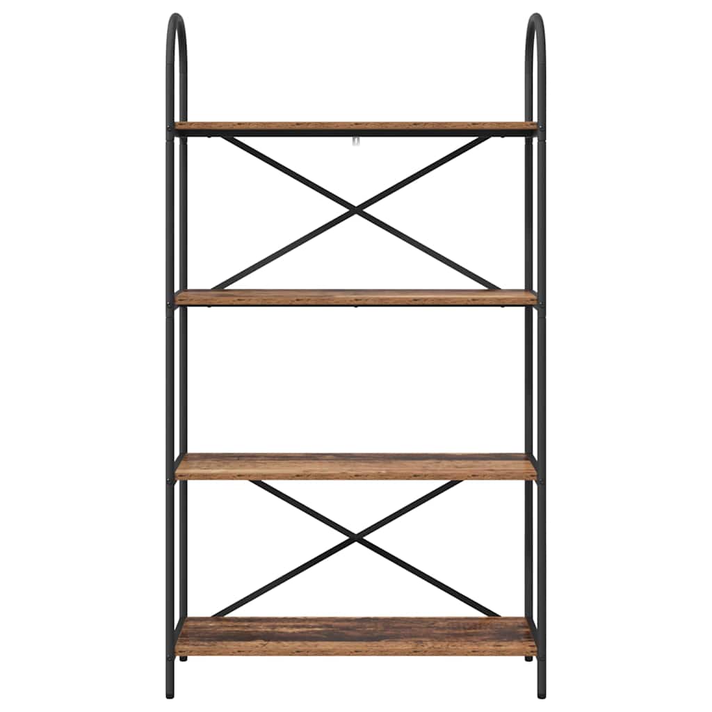 Boekenkast Oudhout 80 x 30 x 146 cm Bewerkt hout is nu te koop bij PeponiXL, paradijselijk wonen!