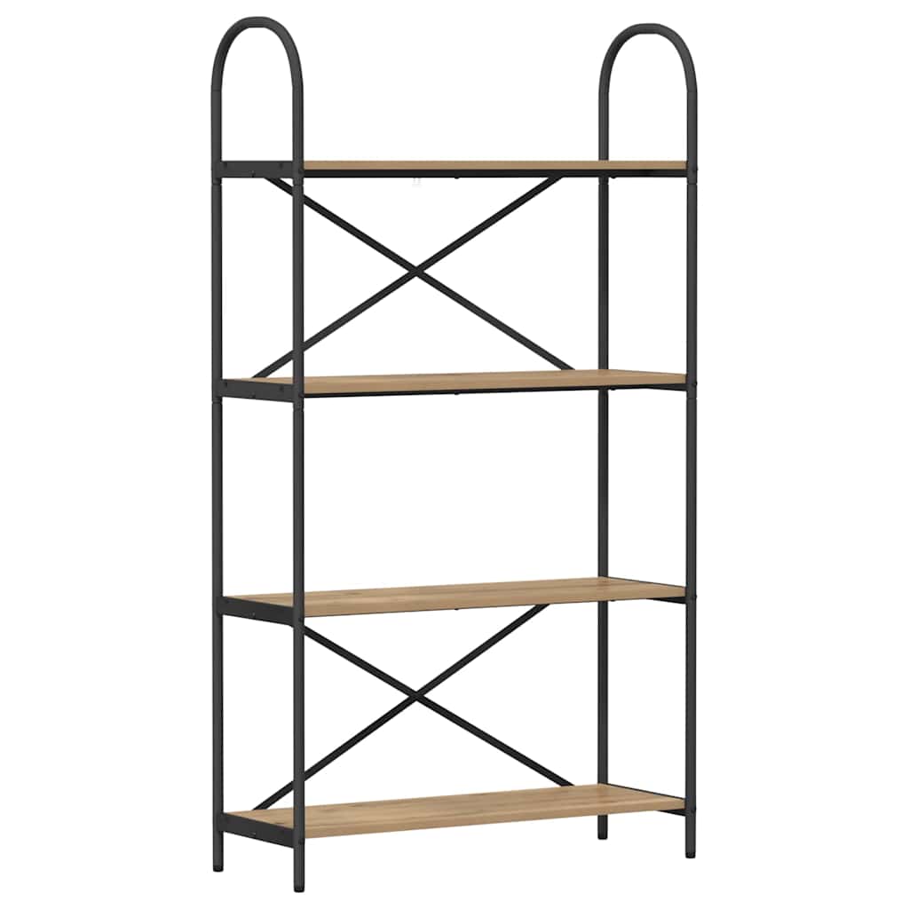 Boekenkast Artisan Eiken 80 x 30 x 146 cm Bewerkt hout is nu te koop bij PeponiXL, paradijselijk wonen!