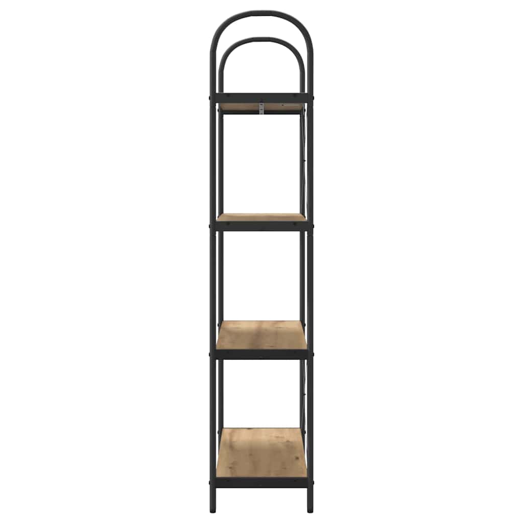 Boekenkast Artisan Eiken 80 x 30 x 146 cm Bewerkt hout is nu te koop bij PeponiXL, paradijselijk wonen!