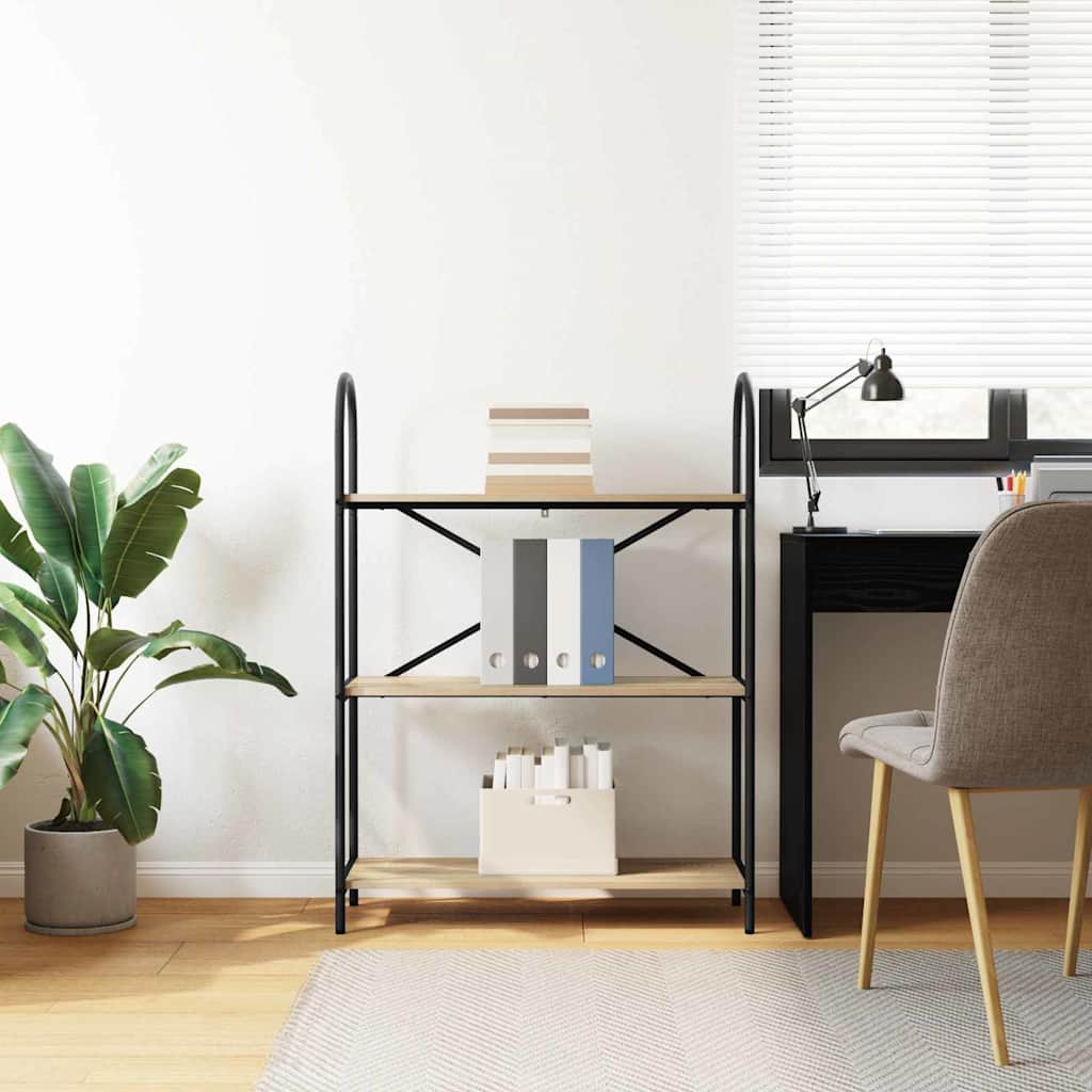 Boekenkast Sonoma Eiken 80 x 30 x 109 cm Bewerkt hout is nu te koop bij PeponiXL, paradijselijk wonen!