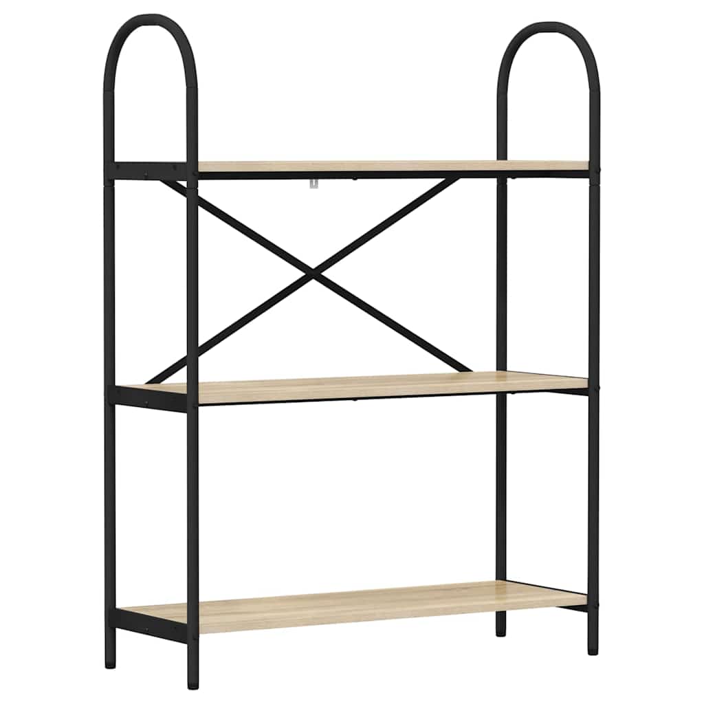 Boekenkast Sonoma Eiken 80 x 30 x 109 cm Bewerkt hout is nu te koop bij PeponiXL, paradijselijk wonen!