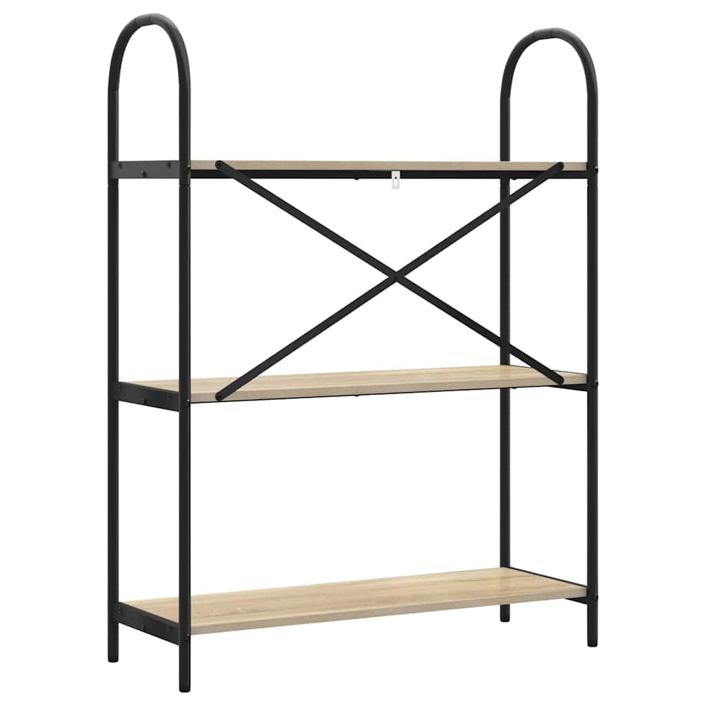 Boekenkast Sonoma Eiken 80 x 30 x 109 cm Bewerkt hout is nu te koop bij PeponiXL, paradijselijk wonen!