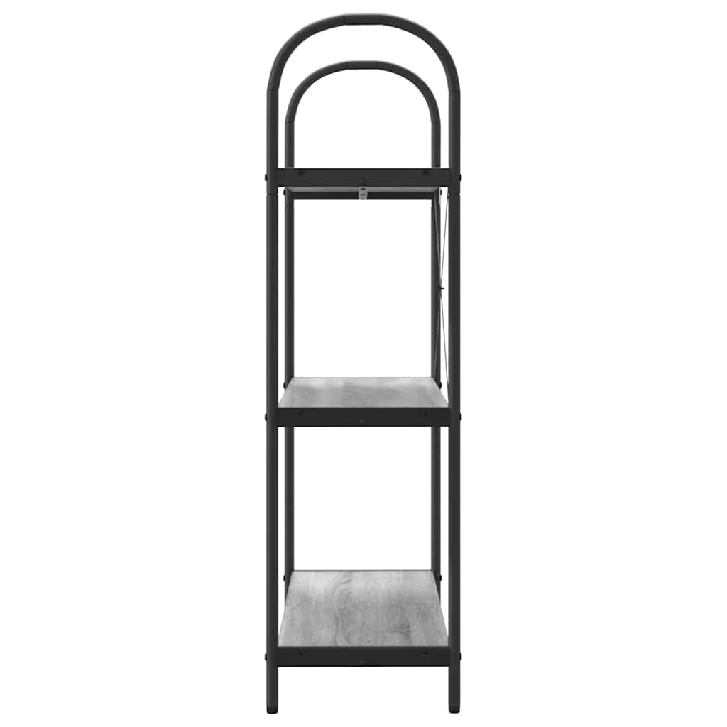 Boekenkast Grijs Sonoma 80 x 30 x 109 cm Bewerkt hout is nu te koop bij PeponiXL, paradijselijk wonen!