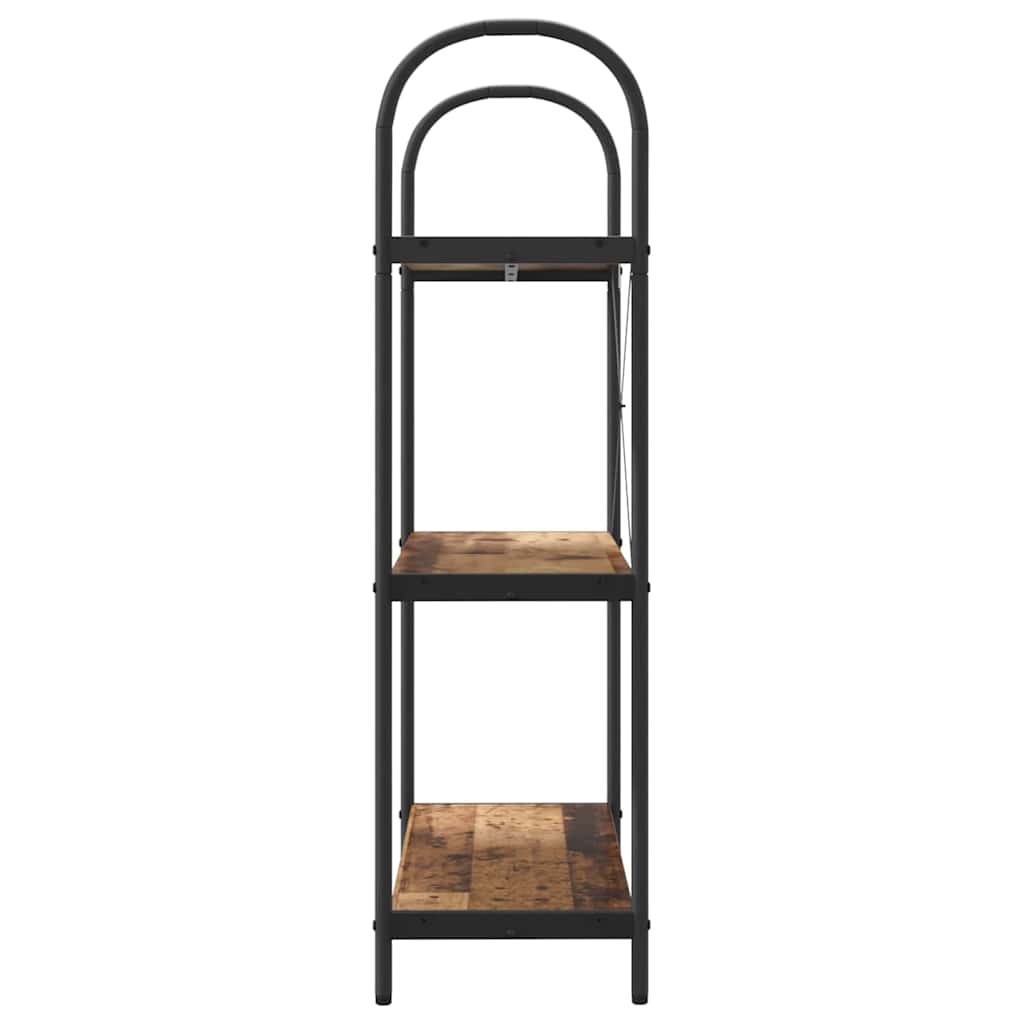 Boekenkast Oudhout 80 x 30 x 109 cm Bewerkt hout is nu te koop bij PeponiXL, paradijselijk wonen!