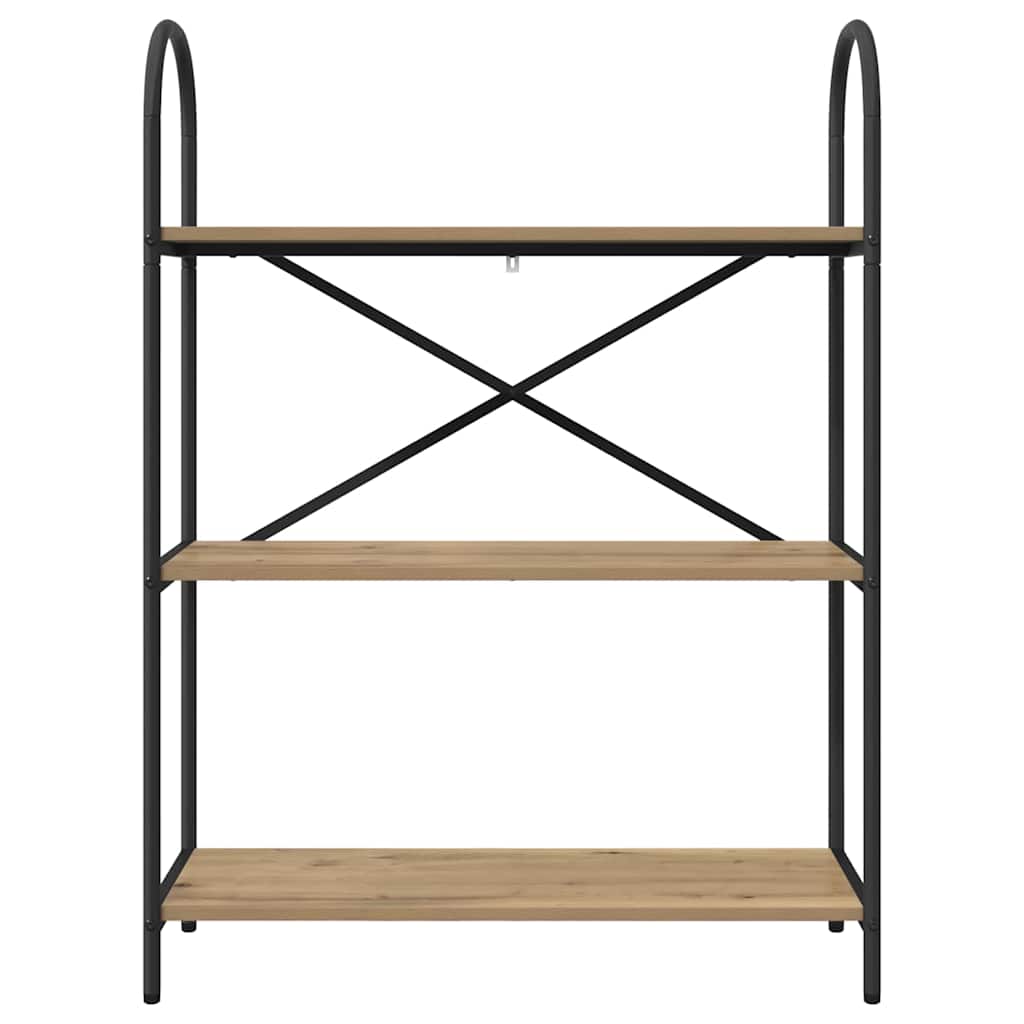 Boekenkast Artisan Eiken 80 x 30 x 109 cm Bewerkt hout is nu te koop bij PeponiXL, paradijselijk wonen!