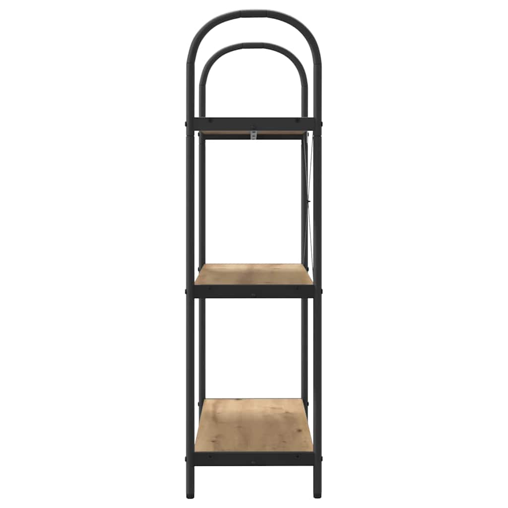 Boekenkast Artisan Eiken 80 x 30 x 109 cm Bewerkt hout is nu te koop bij PeponiXL, paradijselijk wonen!