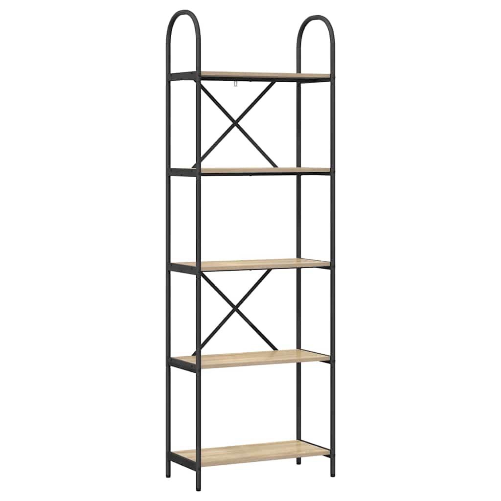 Boekenkast Sonoma Eiken 60 x 30 x 183 cm Bewerkt hout is nu te koop bij PeponiXL, paradijselijk wonen!