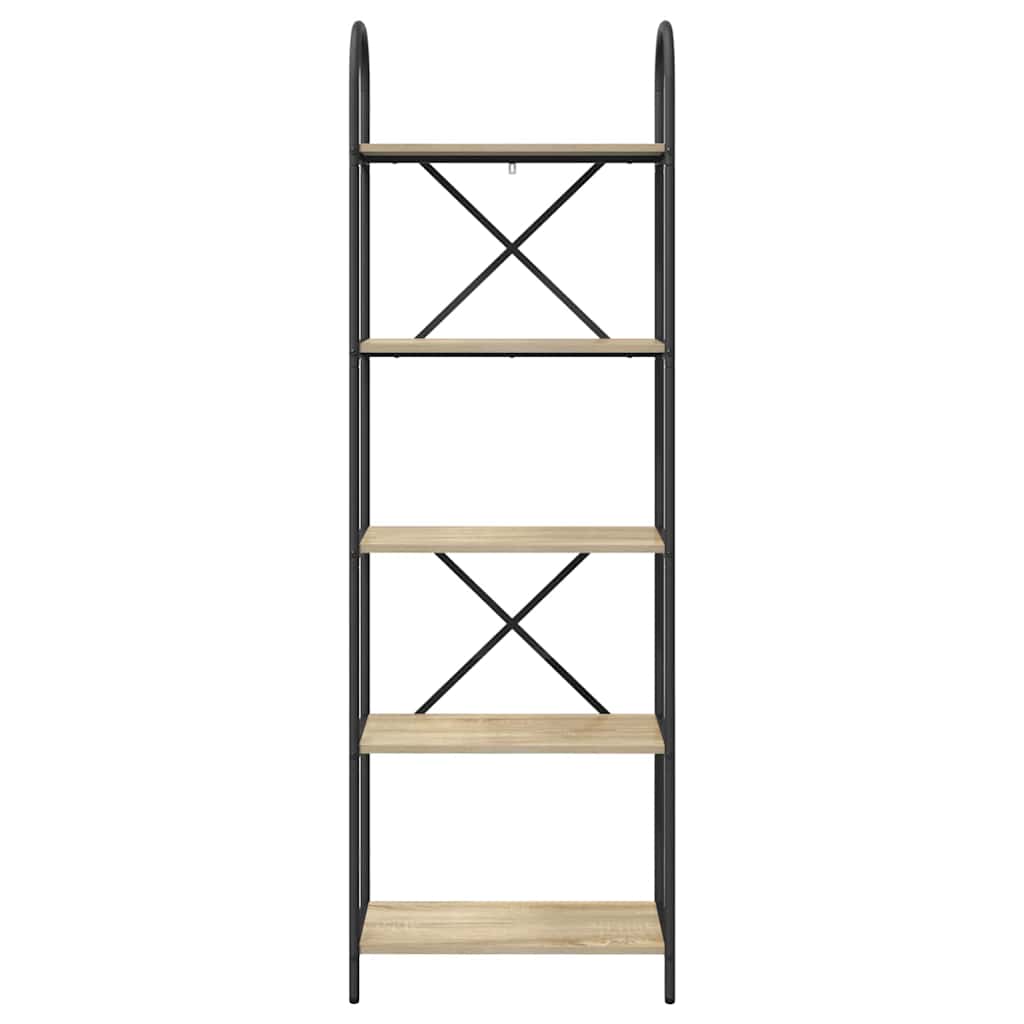 Boekenkast Sonoma Eiken 60 x 30 x 183 cm Bewerkt hout is nu te koop bij PeponiXL, paradijselijk wonen!