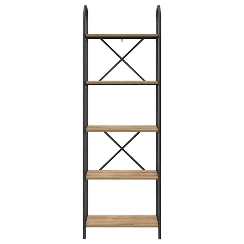 Boekenkast Artisan Eiken 60 x 30 x 183 cm Bewerkt hout is nu te koop bij PeponiXL, paradijselijk wonen!