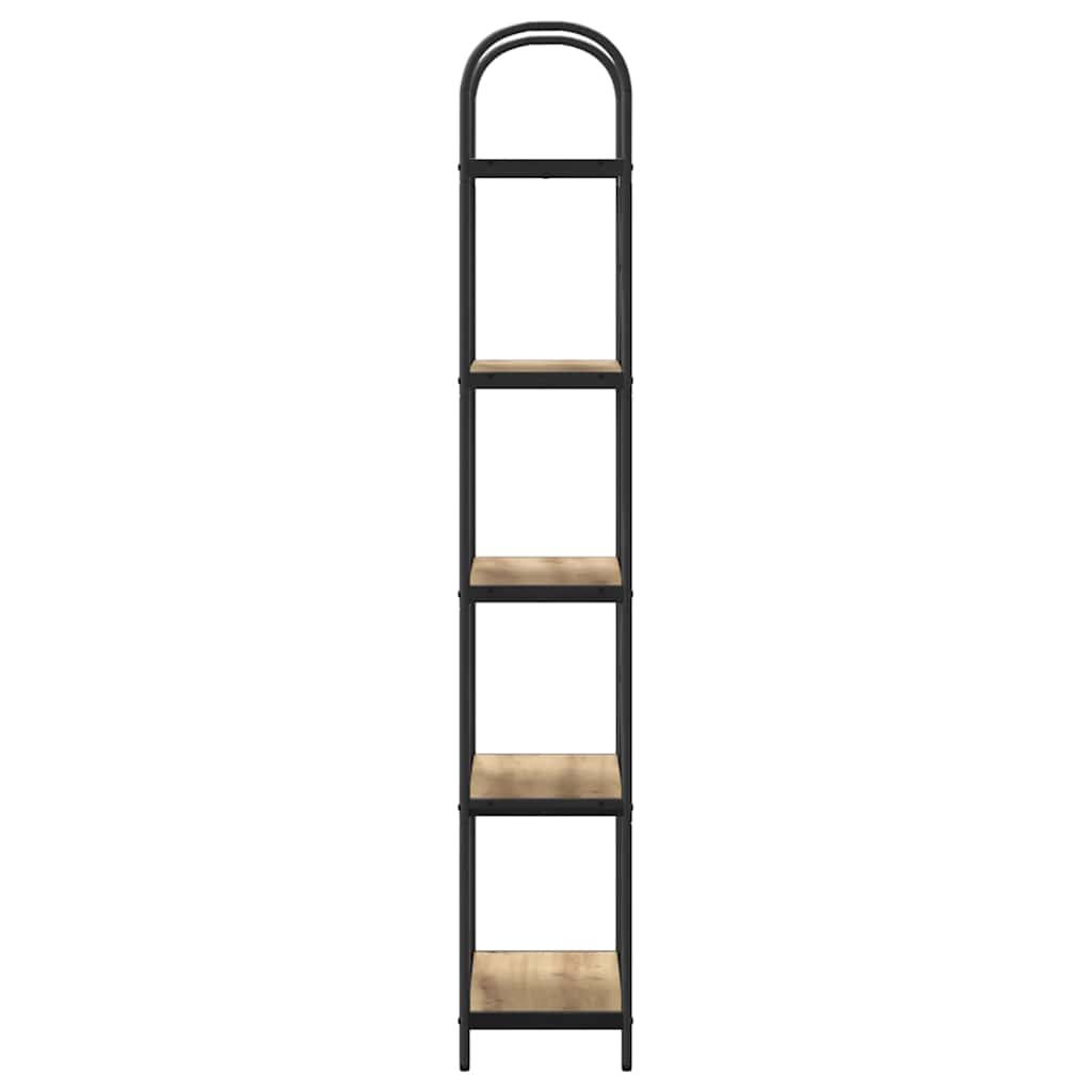 Boekenkast Artisan Eiken 60 x 30 x 183 cm Bewerkt hout is nu te koop bij PeponiXL, paradijselijk wonen!