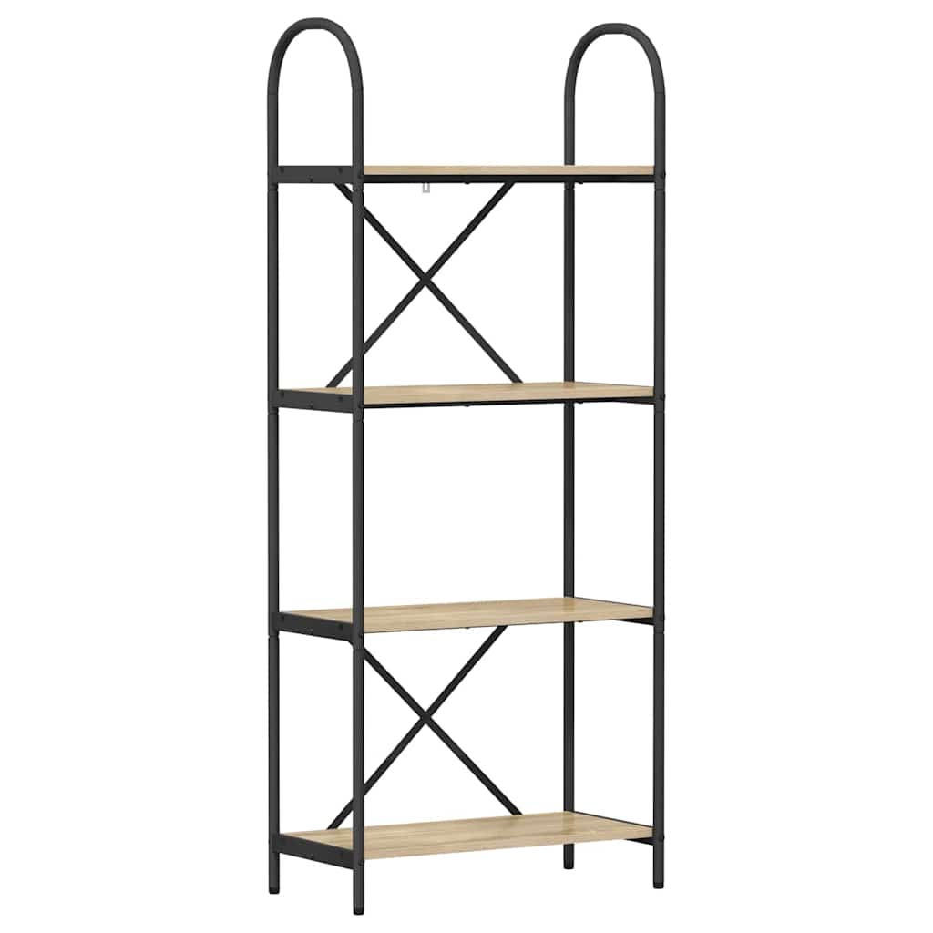 Boekenkast Sonoma Eiken 60 x 30 x 146 cm Bewerkt hout is nu te koop bij PeponiXL, paradijselijk wonen!