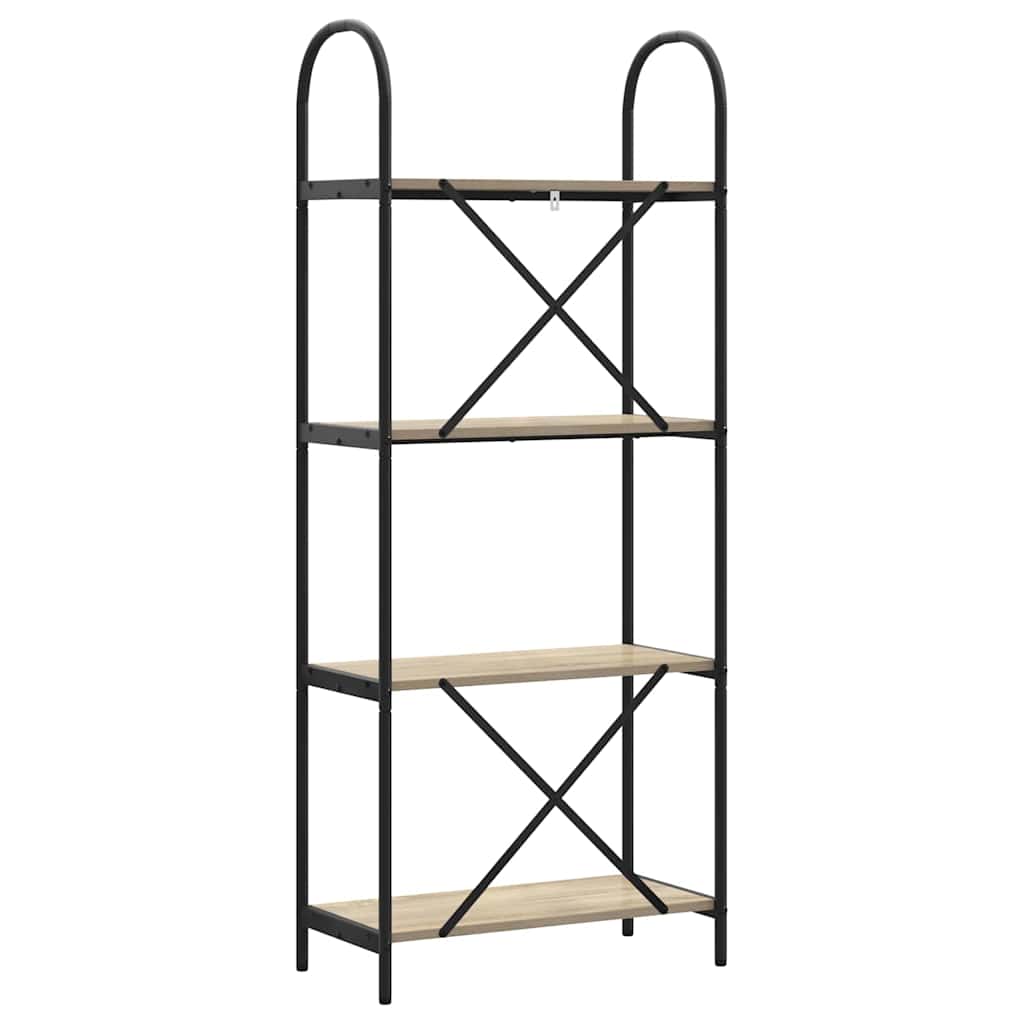 Boekenkast Sonoma Eiken 60 x 30 x 146 cm Bewerkt hout is nu te koop bij PeponiXL, paradijselijk wonen!