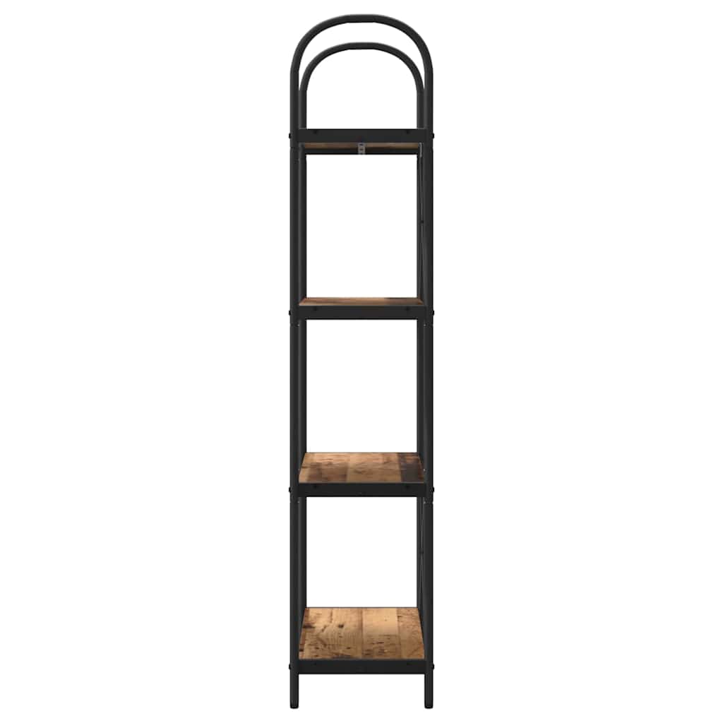 Boekenkast Oudhout 60 x 30 x 146 cm Bewerkt hout is nu te koop bij PeponiXL, paradijselijk wonen!