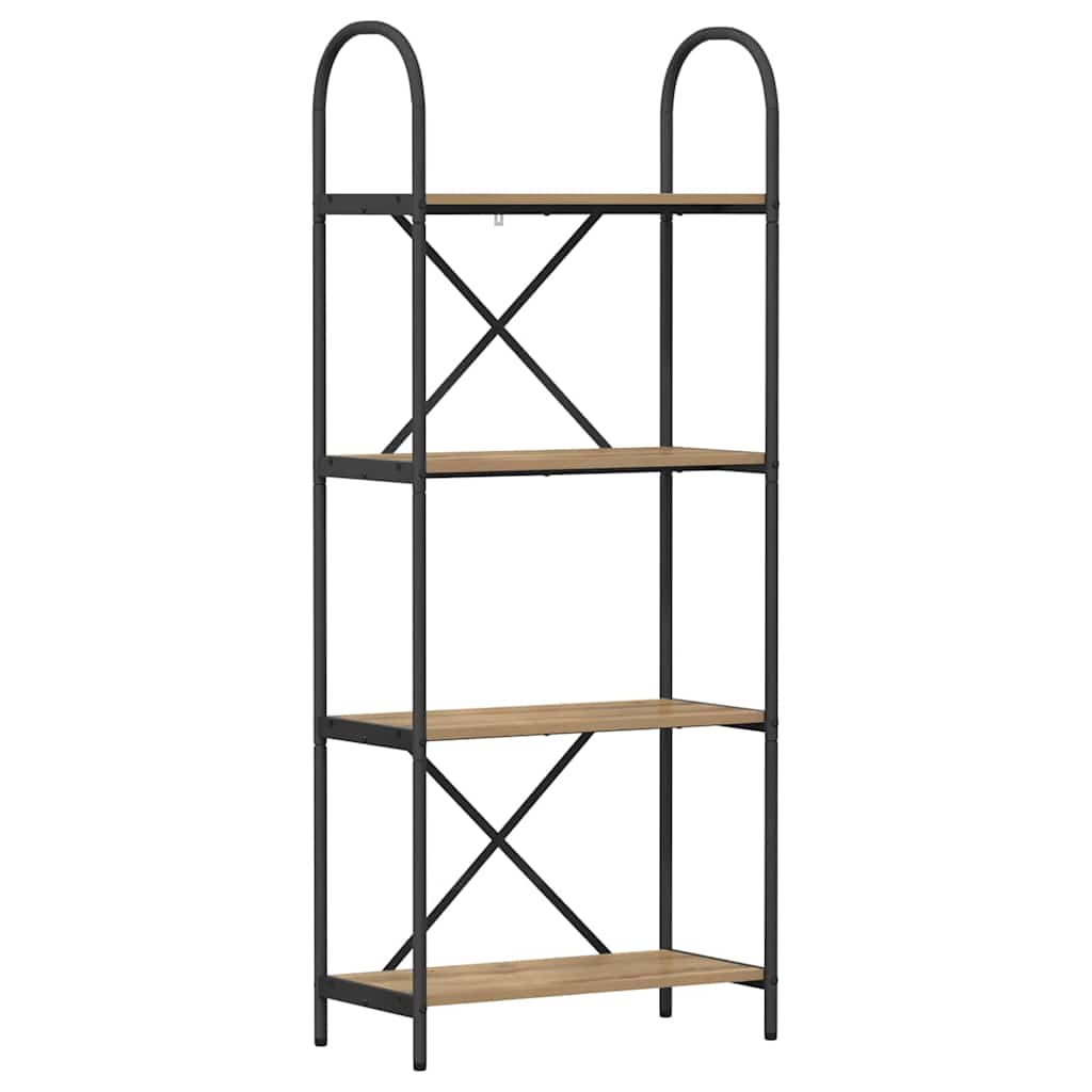 Boekenkast Artisan Eiken 60 x 30 x 146 cm Bewerkt hout is nu te koop bij PeponiXL, paradijselijk wonen!