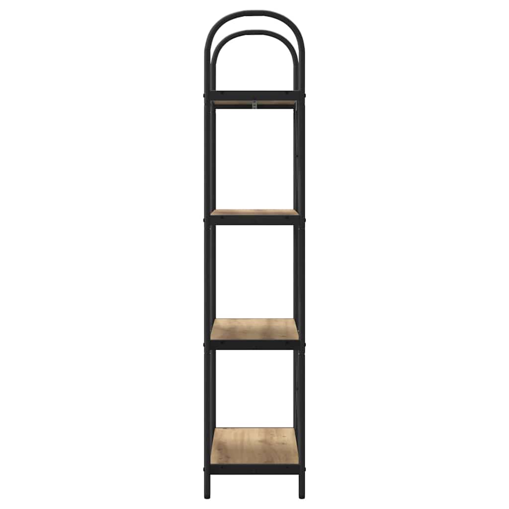 Boekenkast Artisan Eiken 60 x 30 x 146 cm Bewerkt hout is nu te koop bij PeponiXL, paradijselijk wonen!