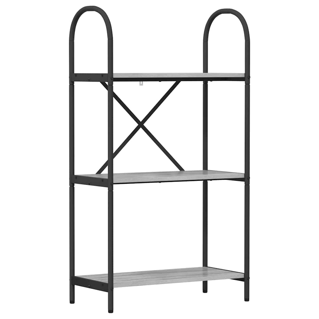 Boekenkast Grijs Sonoma 60 x 30 x 109 cm Bewerkt hout is nu te koop bij PeponiXL, paradijselijk wonen!