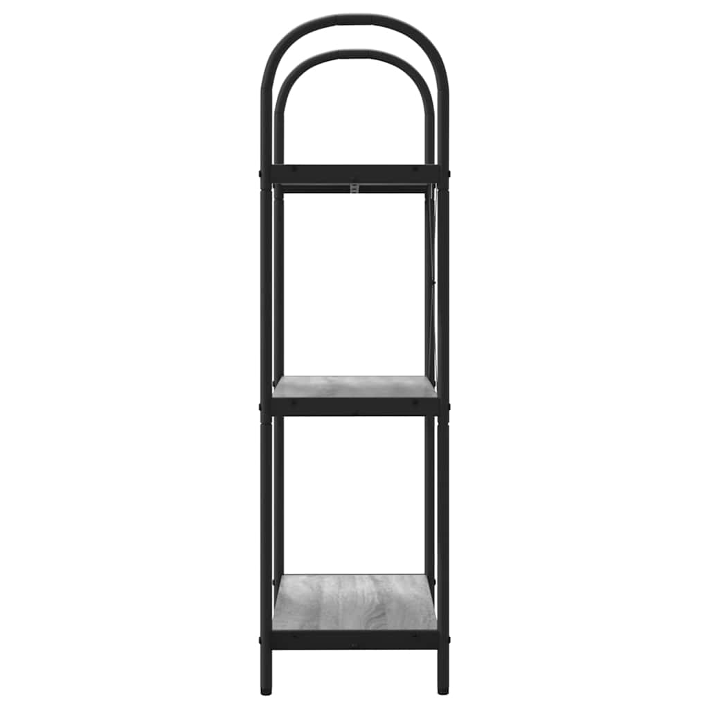 Boekenkast Grijs Sonoma 60 x 30 x 109 cm Bewerkt hout is nu te koop bij PeponiXL, paradijselijk wonen!