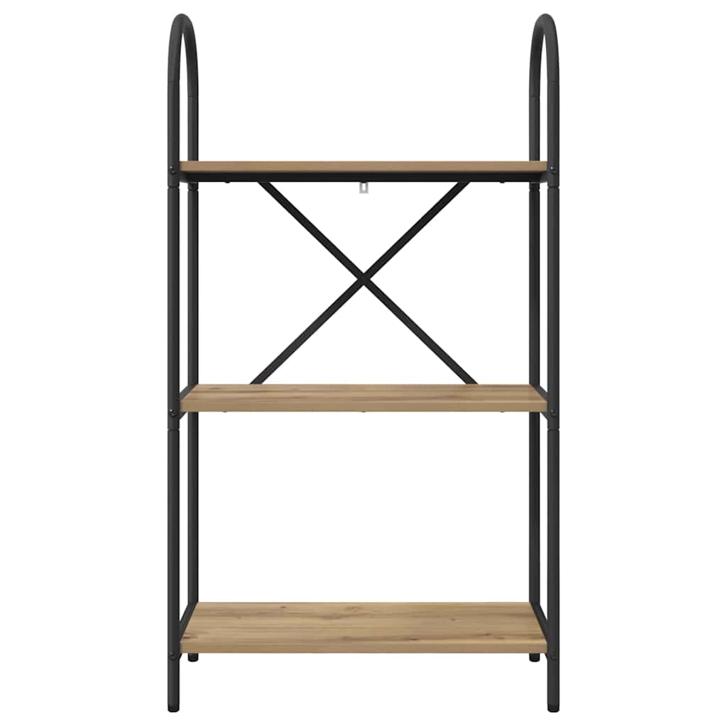 Boekenkast Artisan Eiken 60 x 30 x 109 cm Bewerkt hout is nu te koop bij PeponiXL, paradijselijk wonen!