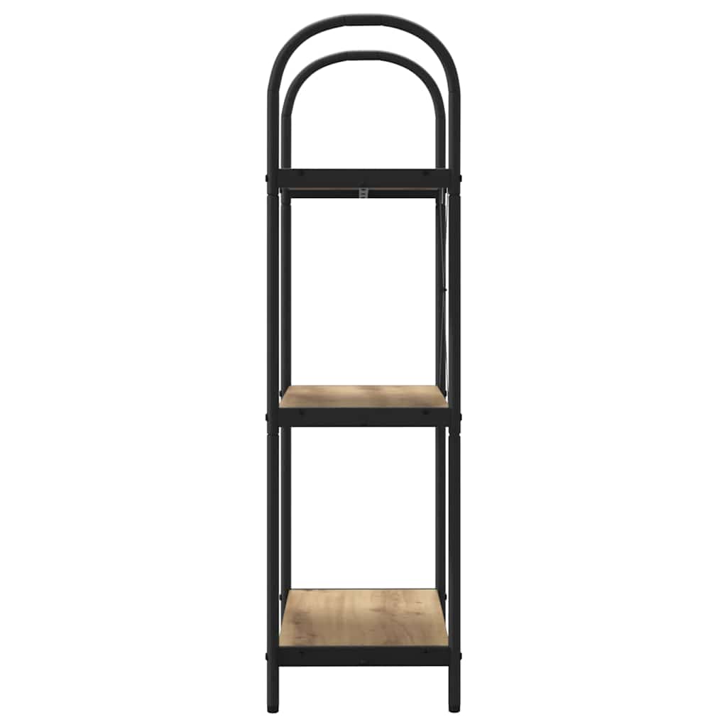 Boekenkast Artisan Eiken 60 x 30 x 109 cm Bewerkt hout is nu te koop bij PeponiXL, paradijselijk wonen!