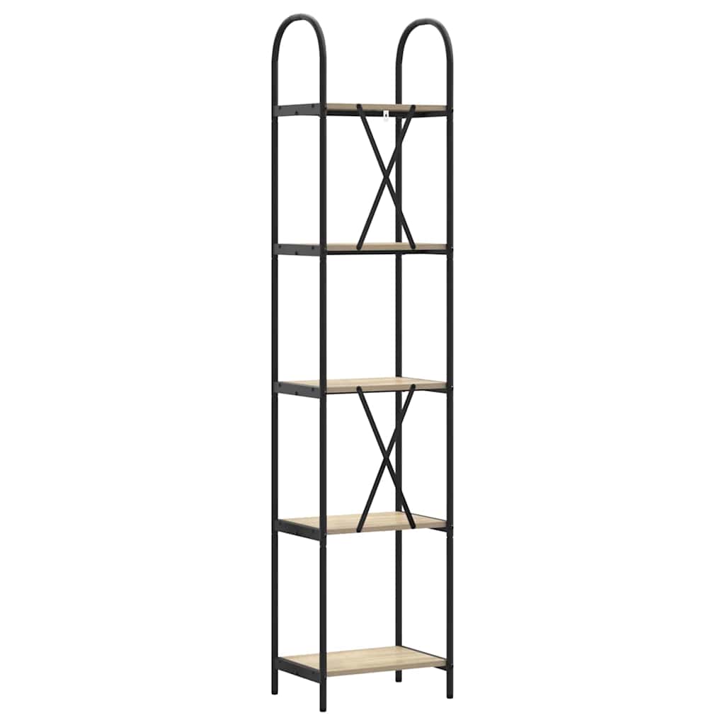 Boekenkast Sonoma Eiken 40 x 30 x 183 cm Bewerkt hout is nu te koop bij PeponiXL, paradijselijk wonen!