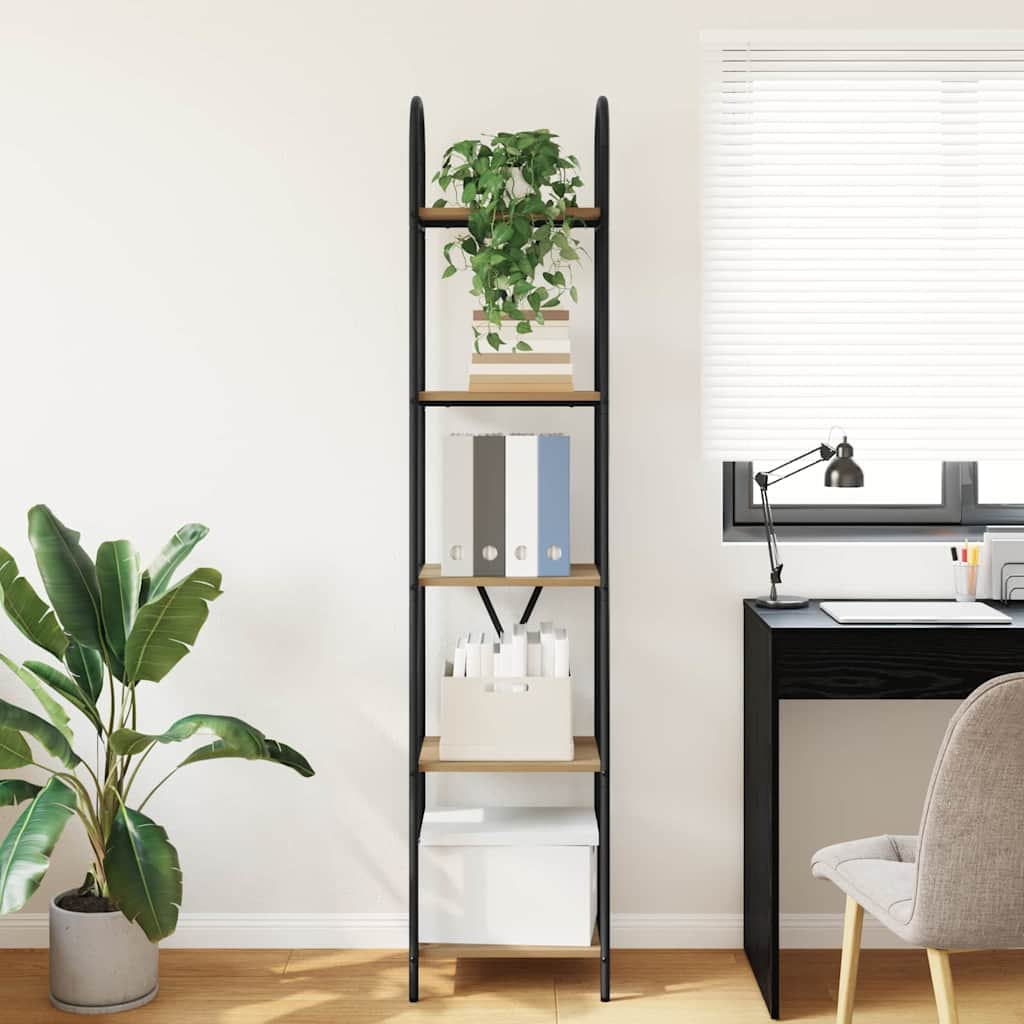 Boekenkast Artisan Eiken 40 x 30 x 183 cm Bewerkt hout is nu te koop bij PeponiXL, paradijselijk wonen!