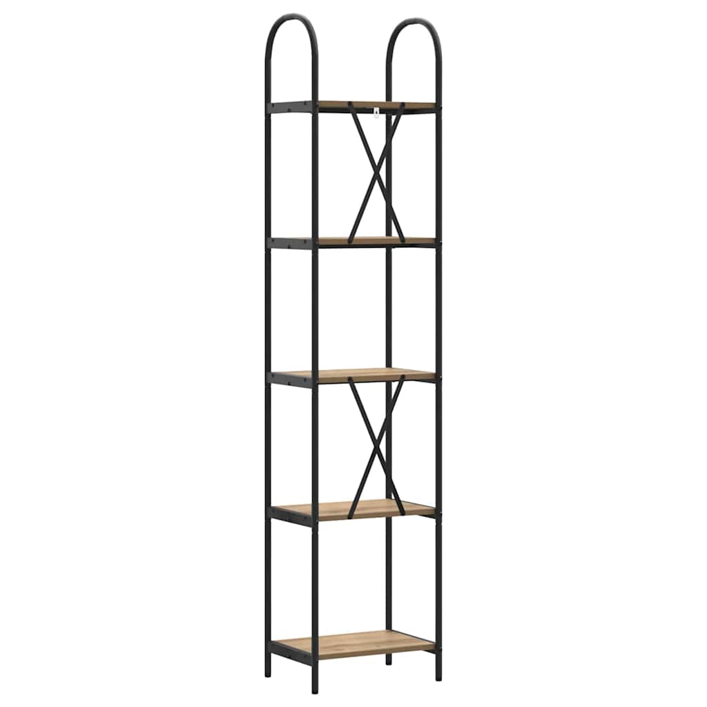 Boekenkast Artisan Eiken 40 x 30 x 183 cm Bewerkt hout is nu te koop bij PeponiXL, paradijselijk wonen!