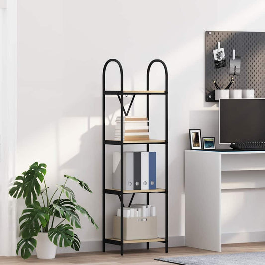 Boekenkast Sonoma Eiken 40 x 30 x 146 cm Bewerkt hout is nu te koop bij PeponiXL, paradijselijk wonen!