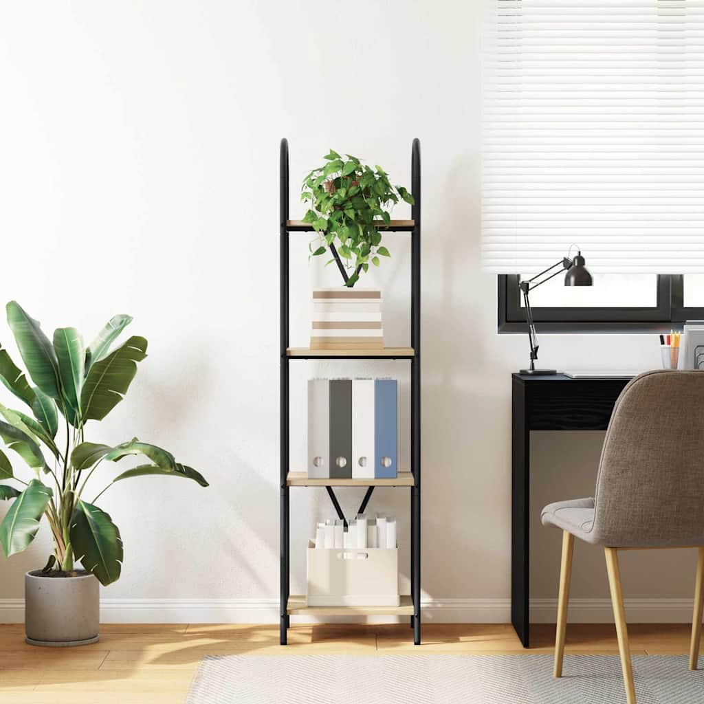 Boekenkast Sonoma Eiken 40 x 30 x 146 cm Bewerkt hout is nu te koop bij PeponiXL, paradijselijk wonen!