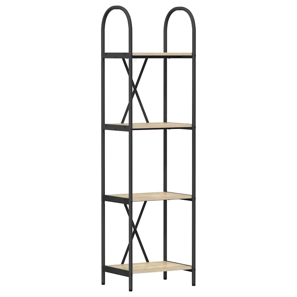 Boekenkast Sonoma Eiken 40 x 30 x 146 cm Bewerkt hout is nu te koop bij PeponiXL, paradijselijk wonen!