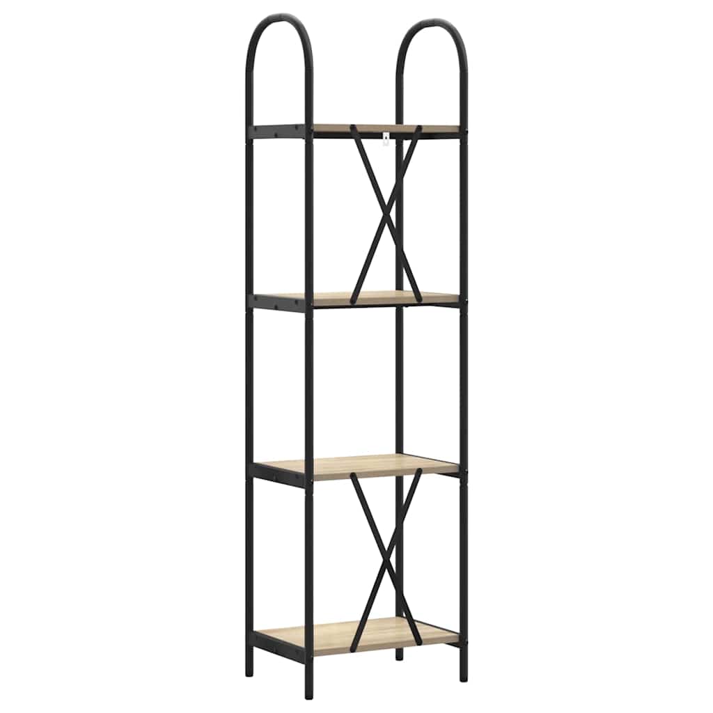 Boekenkast Sonoma Eiken 40 x 30 x 146 cm Bewerkt hout is nu te koop bij PeponiXL, paradijselijk wonen!