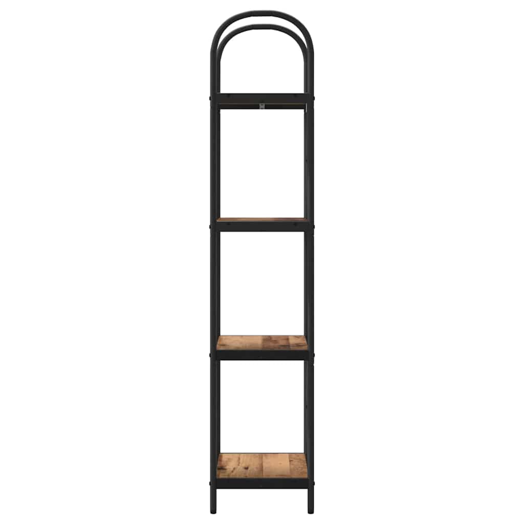 Boekenkast Oudhout 40 x 30 x 146 cm Bewerkt hout is nu te koop bij PeponiXL, paradijselijk wonen!