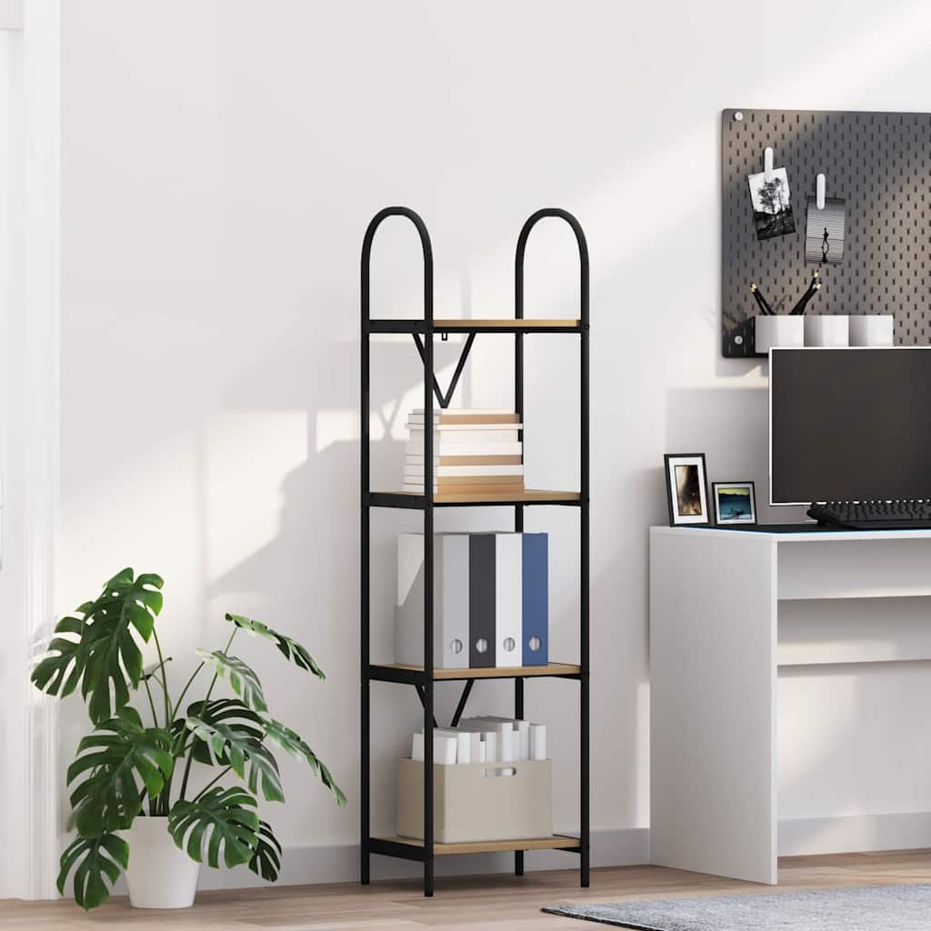 Boekenkast Artisan Eiken 40 x 30 x 146 cm Bewerkt hout is nu te koop bij PeponiXL, paradijselijk wonen!