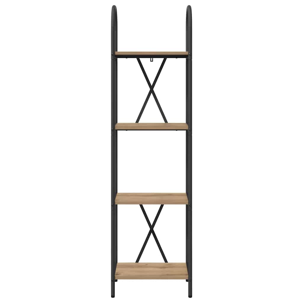 Boekenkast Artisan Eiken 40 x 30 x 146 cm Bewerkt hout is nu te koop bij PeponiXL, paradijselijk wonen!