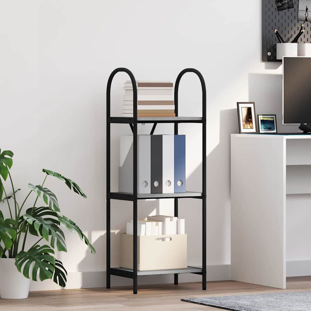 Boekenkast Grijs Sonoma 40 x 30 x 109 cm Bewerkt hout is nu te koop bij PeponiXL, paradijselijk wonen!