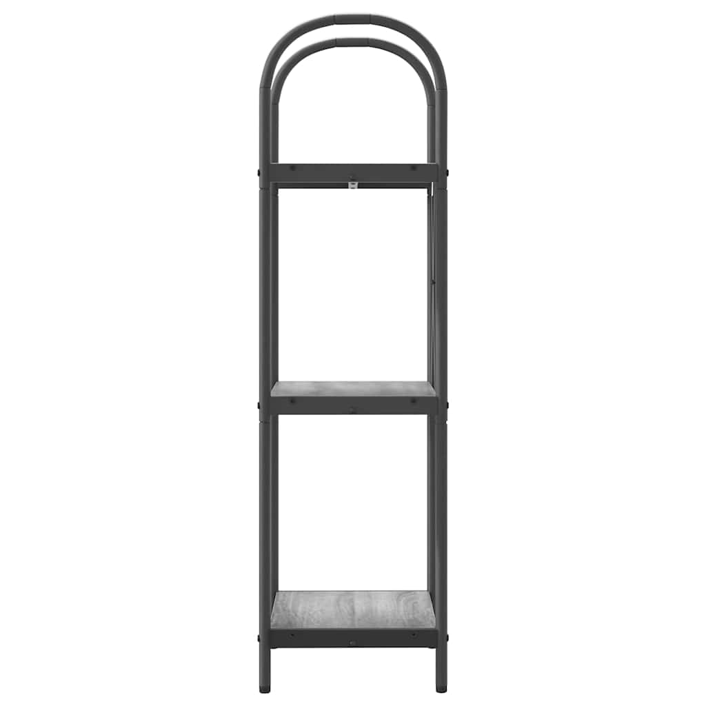 Boekenkast Grijs Sonoma 40 x 30 x 109 cm Bewerkt hout is nu te koop bij PeponiXL, paradijselijk wonen!