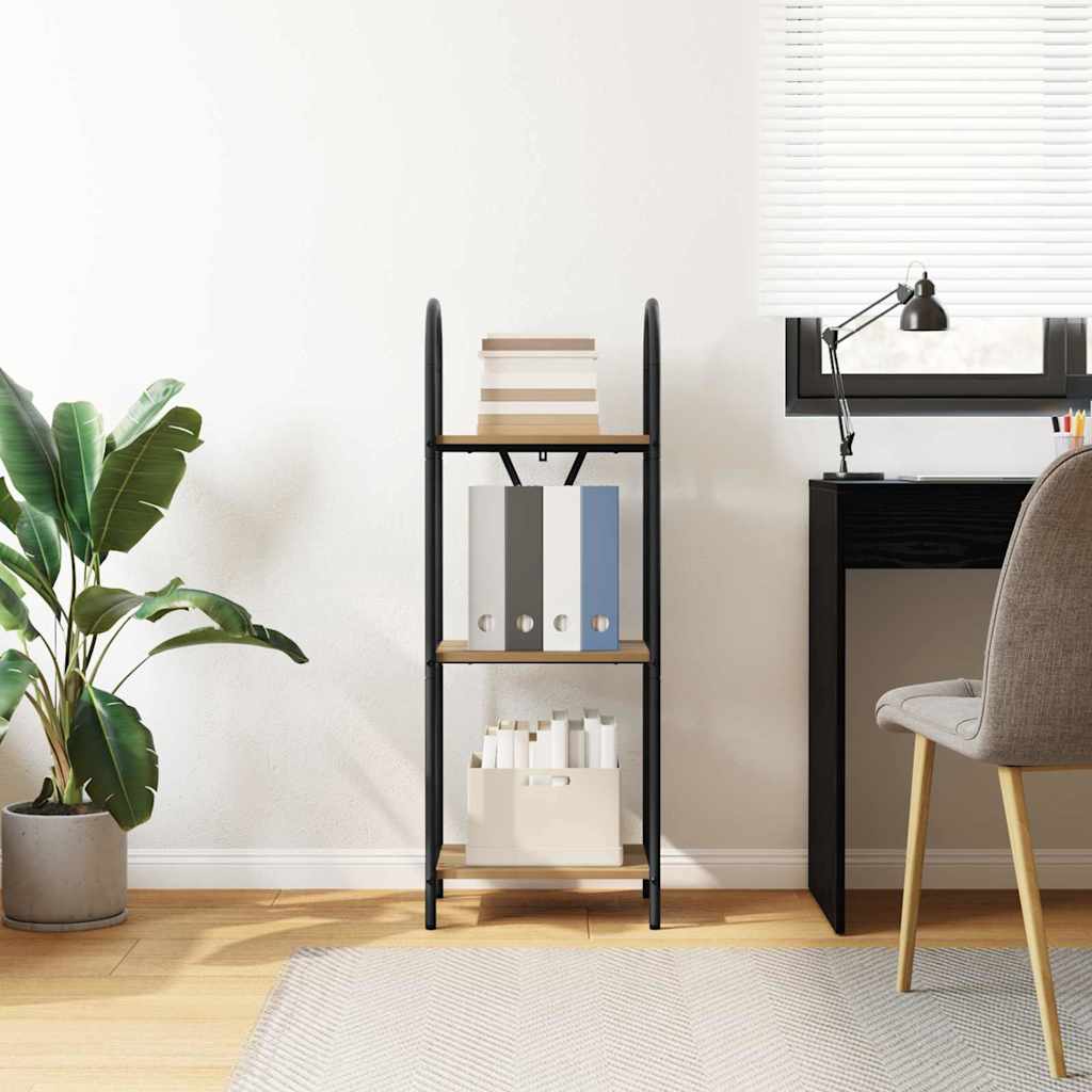 Boekenkast Artisan Eiken 40 x 30 x 109 cm Bewerkt hout is nu te koop bij PeponiXL, paradijselijk wonen!