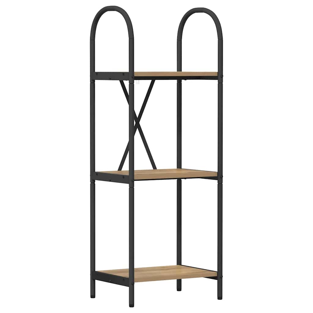 Boekenkast Artisan Eiken 40 x 30 x 109 cm Bewerkt hout is nu te koop bij PeponiXL, paradijselijk wonen!